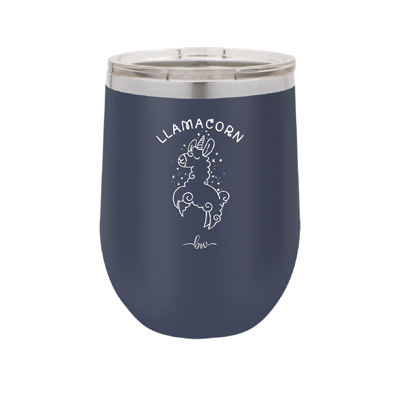 Llamacorn - Laser Engraved Stainless Steel Drinkware - 1875 -