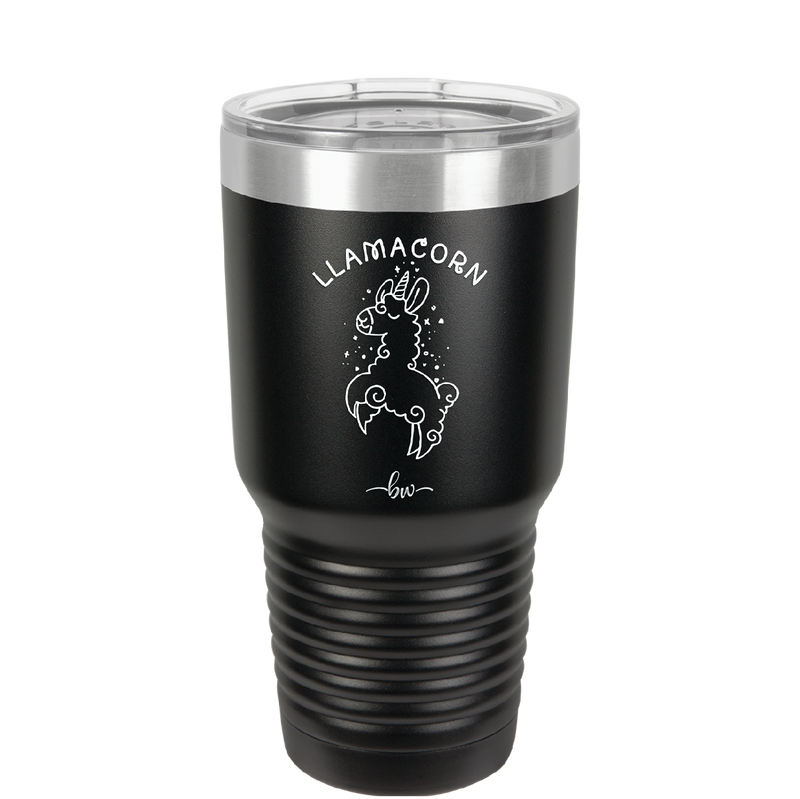 Llamacorn - Laser Engraved Stainless Steel Drinkware - 1875 -