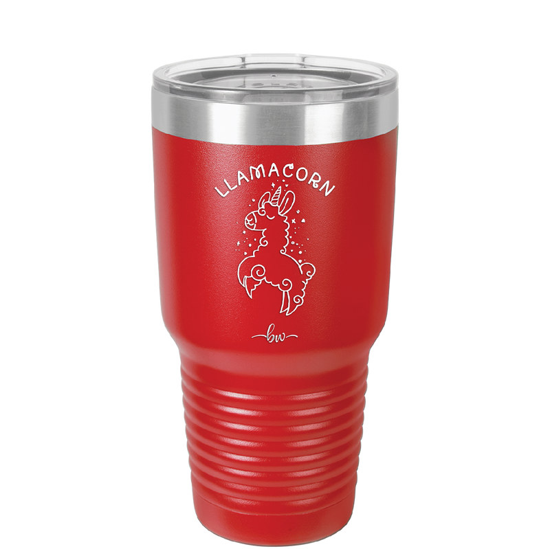 Llamacorn - Laser Engraved Stainless Steel Drinkware - 1875 -