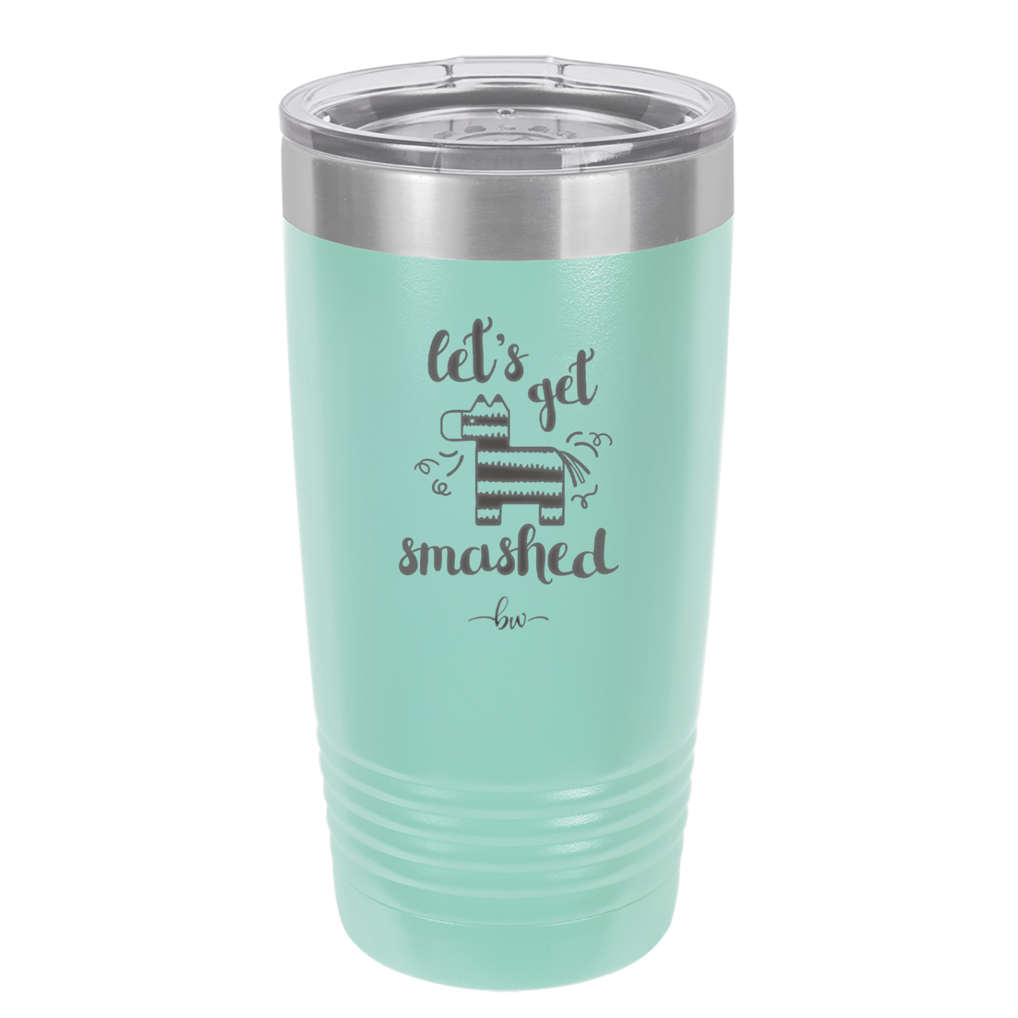 Let's Get Smashed Pinata - Laser Engraved Stainless Steel Drinkware - 1879 -