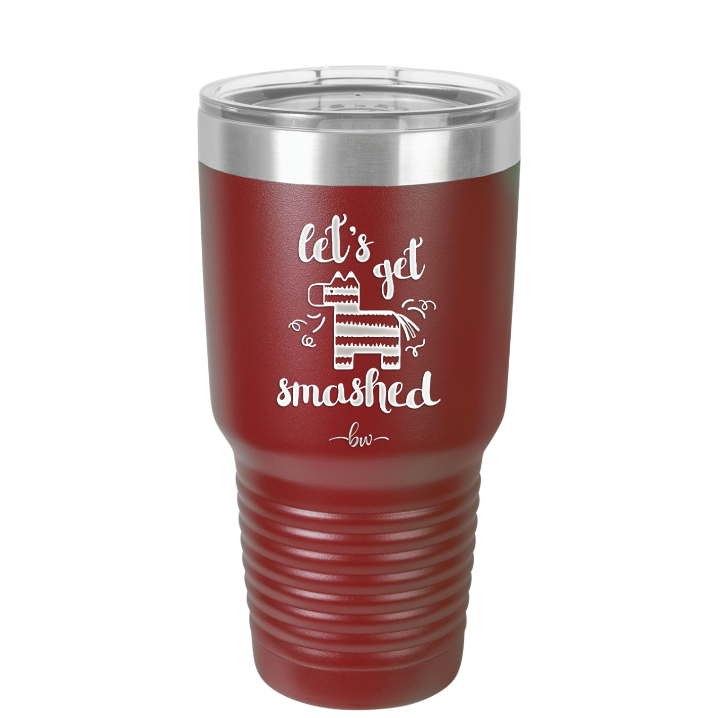 Let's Get Smashed Pinata - Laser Engraved Stainless Steel Drinkware - 1879 -