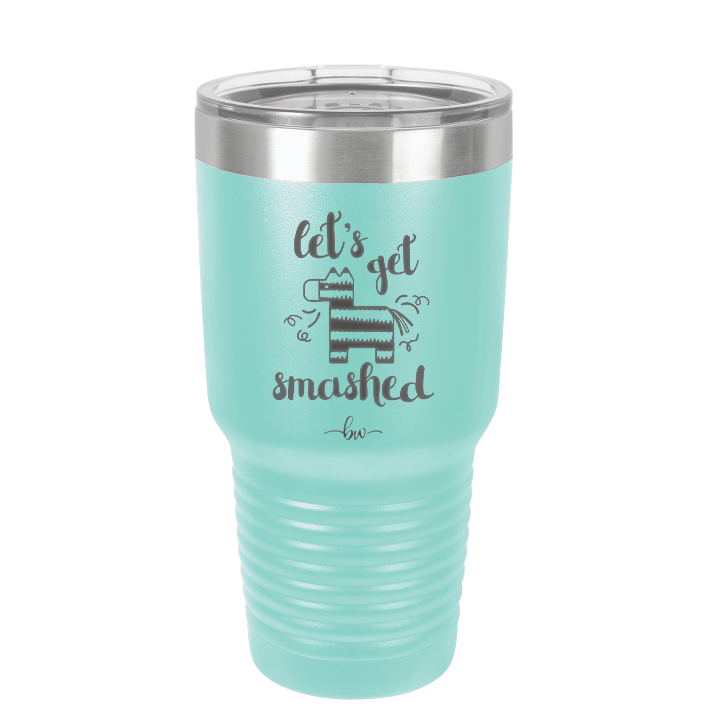 Let's Get Smashed Pinata - Laser Engraved Stainless Steel Drinkware - 1879 -