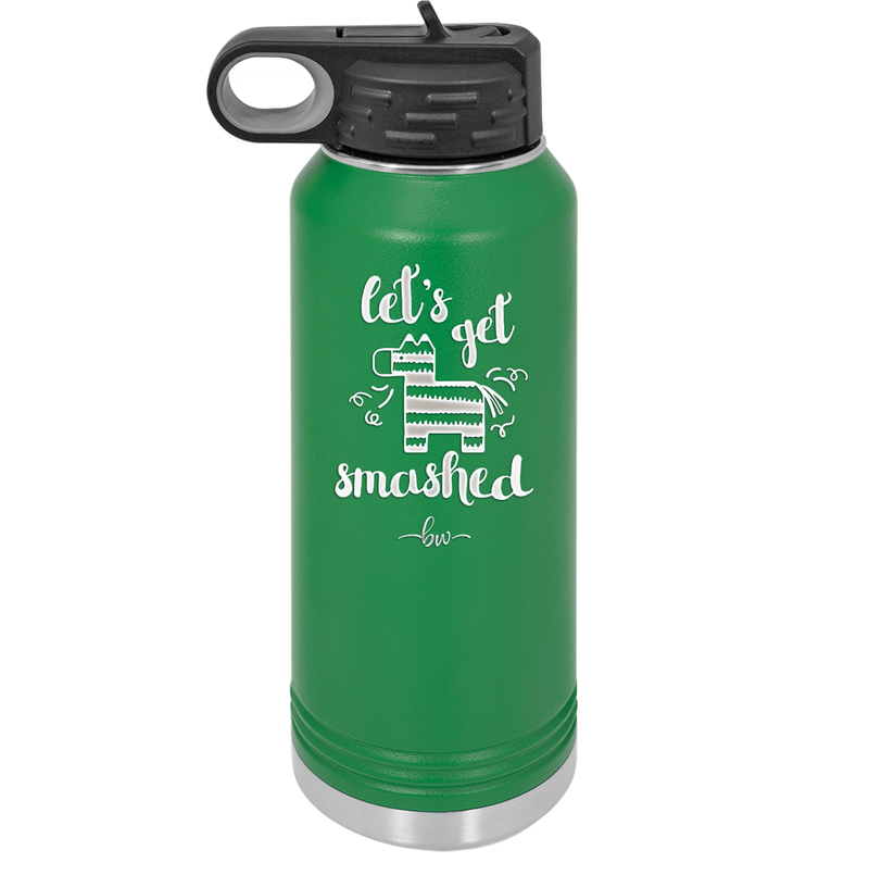 Let's Get Smashed Pinata - Laser Engraved Stainless Steel Drinkware - 1879 -