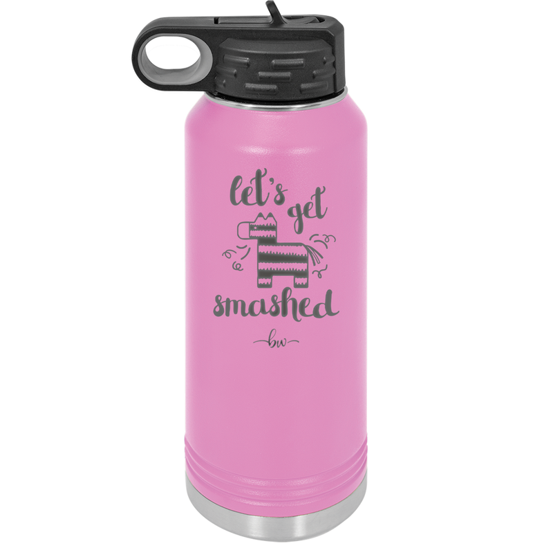 Let's Get Smashed Pinata - Laser Engraved Stainless Steel Drinkware - 1879 -