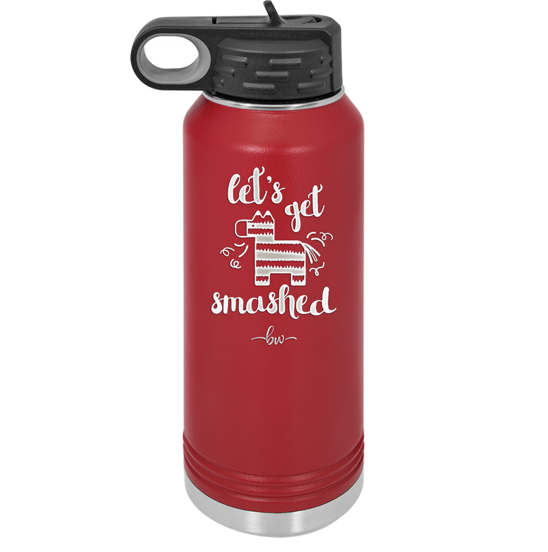 Let's Get Smashed Pinata - Laser Engraved Stainless Steel Drinkware - 1879 -