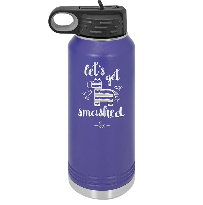 Let's Get Smashed Pinata - Laser Engraved Stainless Steel Drinkware - 1879 -