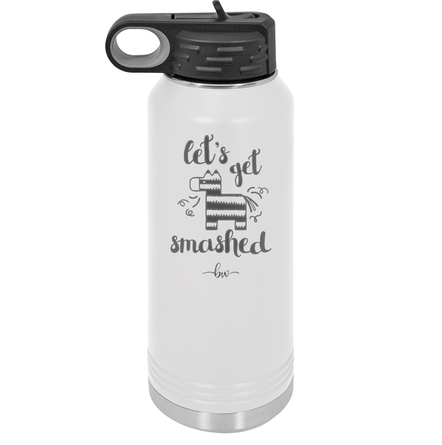 Let's Get Smashed Pinata - Laser Engraved Stainless Steel Drinkware - 1879 -