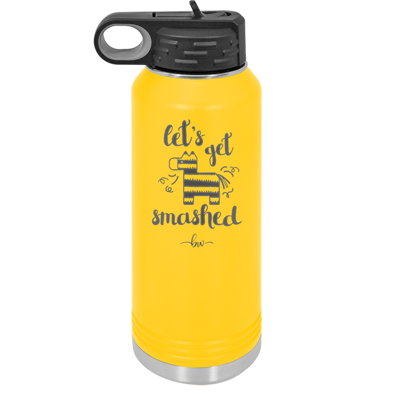 Let's Get Smashed Pinata - Laser Engraved Stainless Steel Drinkware - 1879 -