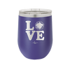 LOVE with Cheer Pompom - Laser Engraved Stainless Steel Drinkware - 1884 -