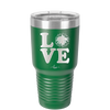 LOVE with Cheer Pompom - Laser Engraved Stainless Steel Drinkware - 1884 -