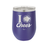 I Heart Cheer - Laser Engraved Stainless Steel Drinkware - 1885 -