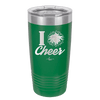 I Heart Cheer - Laser Engraved Stainless Steel Drinkware - 1885 -