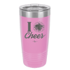 I Heart Cheer - Laser Engraved Stainless Steel Drinkware - 1885 -