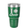 I Heart Cheer - Laser Engraved Stainless Steel Drinkware - 1885 -