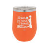 I Cheer so Hard I Sweat Glitter - Laser Engraved Stainless Steel Drinkware - 1887 -