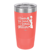 I Cheer so Hard I Sweat Glitter - Laser Engraved Stainless Steel Drinkware - 1887 -