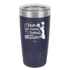 I Cheer so Hard I Sweat Glitter - Laser Engraved Stainless Steel Drinkware - 1887 -