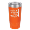I Cheer so Hard I Sweat Glitter - Laser Engraved Stainless Steel Drinkware - 1887 -