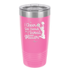 I Cheer so Hard I Sweat Glitter - Laser Engraved Stainless Steel Drinkware - 1887 -