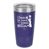 I Cheer so Hard I Sweat Glitter - Laser Engraved Stainless Steel Drinkware - 1887 -