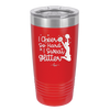 I Cheer so Hard I Sweat Glitter - Laser Engraved Stainless Steel Drinkware - 1887 -