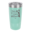 I Cheer so Hard I Sweat Glitter - Laser Engraved Stainless Steel Drinkware - 1887 -