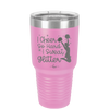 I Cheer so Hard I Sweat Glitter - Laser Engraved Stainless Steel Drinkware - 1887 -