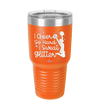 I Cheer so Hard I Sweat Glitter - Laser Engraved Stainless Steel Drinkware - 1887 -