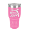 I Cheer so Hard I Sweat Glitter - Laser Engraved Stainless Steel Drinkware - 1887 -