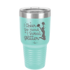 I Cheer so Hard I Sweat Glitter - Laser Engraved Stainless Steel Drinkware - 1887 -