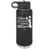 I Cheer so Hard I Sweat Glitter - Laser Engraved Stainless Steel Drinkware - 1887 -