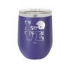 LOVE with Football and Helmet - Laser Engraved Stainless Steel Drinkware - 1889 -