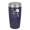 LOVE with Football and Helmet - Laser Engraved Stainless Steel Drinkware - 1889 -