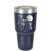 LOVE with Football and Helmet - Laser Engraved Stainless Steel Drinkware - 1889 -