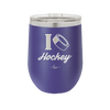 I Heart Hockey - Laser Engraved Stainless Steel Drinkware - 1896 -