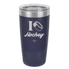 I Heart Hockey - Laser Engraved Stainless Steel Drinkware - 1896 -