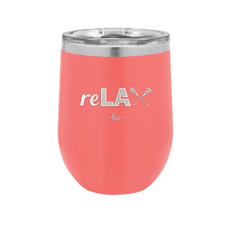 ReLAX Lacrosse - Laser Engraved Stainless Steel Drinkware - 1903 -