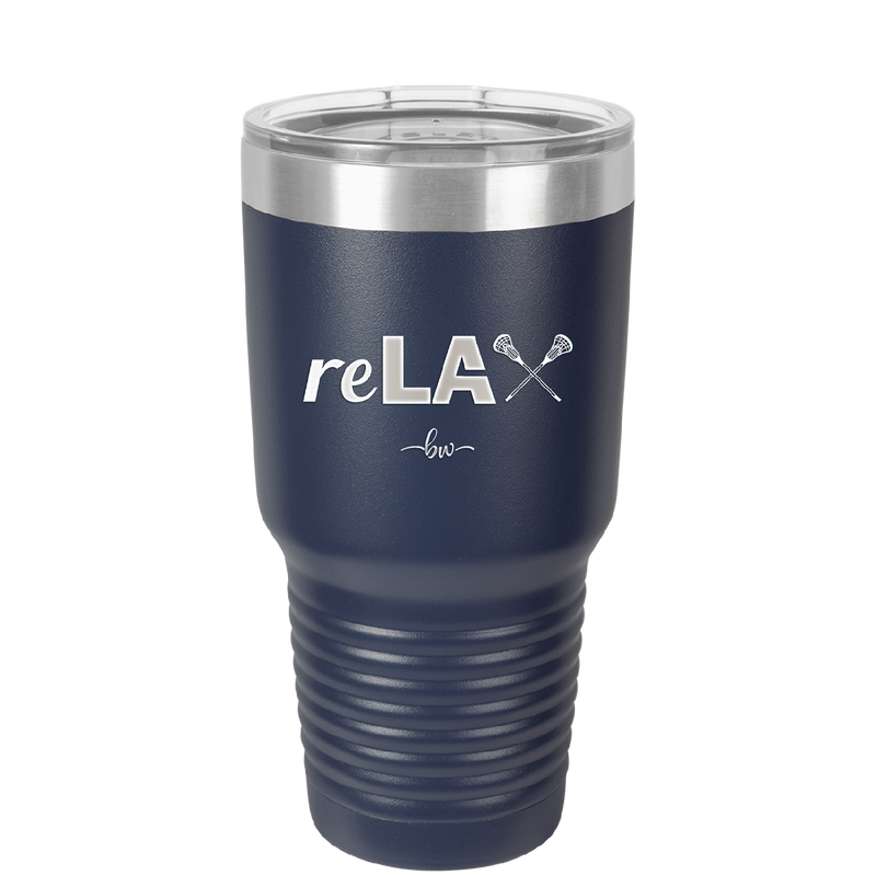 ReLAX Lacrosse - Laser Engraved Stainless Steel Drinkware - 1903 -