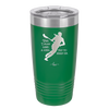 Yes I Play Like a Girl Try to Keep Up - Laser Engraved Stainless Steel Drinkware - 1905 -