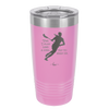 Yes I Play Like a Girl Try to Keep Up - Laser Engraved Stainless Steel Drinkware - 1905 -