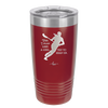Yes I Play Like a Girl Try to Keep Up - Laser Engraved Stainless Steel Drinkware - 1905 -