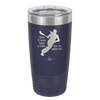 Yes I Play Like a Girl Try to Keep Up - Laser Engraved Stainless Steel Drinkware - 1905 -