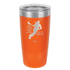 Yes I Play Like a Girl Try to Keep Up - Laser Engraved Stainless Steel Drinkware - 1905 -