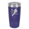 Yes I Play Like a Girl Try to Keep Up - Laser Engraved Stainless Steel Drinkware - 1905 -