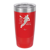 Yes I Play Like a Girl Try to Keep Up - Laser Engraved Stainless Steel Drinkware - 1905 -