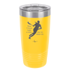 Yes I Play Like a Girl Try to Keep Up - Laser Engraved Stainless Steel Drinkware - 1905 -