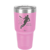 Yes I Play Like a Girl Try to Keep Up - Laser Engraved Stainless Steel Drinkware - 1905 -