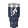 Yes I Play Like a Girl Try to Keep Up - Laser Engraved Stainless Steel Drinkware - 1905 -