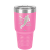 Yes I Play Like a Girl Try to Keep Up - Laser Engraved Stainless Steel Drinkware - 1905 -