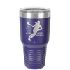 Yes I Play Like a Girl Try to Keep Up - Laser Engraved Stainless Steel Drinkware - 1905 -